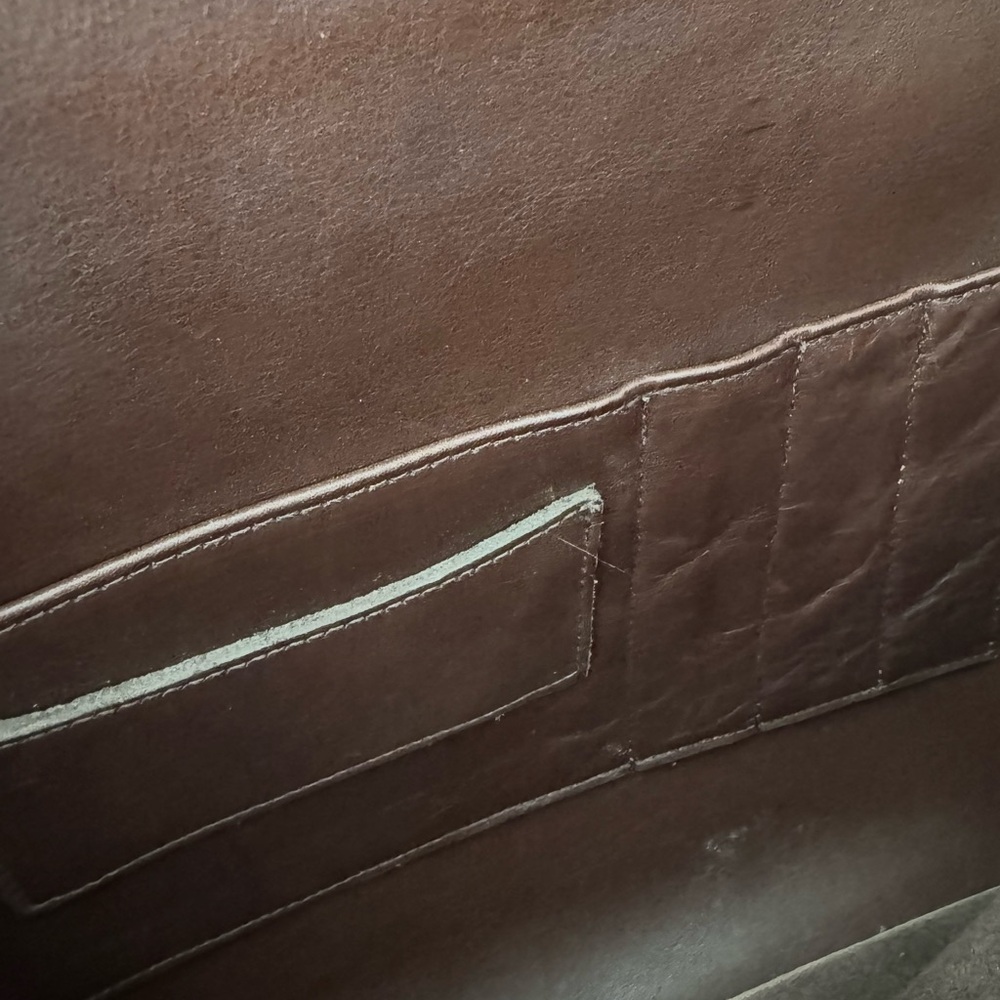 90’s Coach Beekman Briefcase - Dark Brown Leather - Picture 9 of 11
